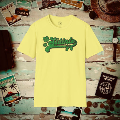Sláinte, Ireland T-Shirt Cornsilk / S