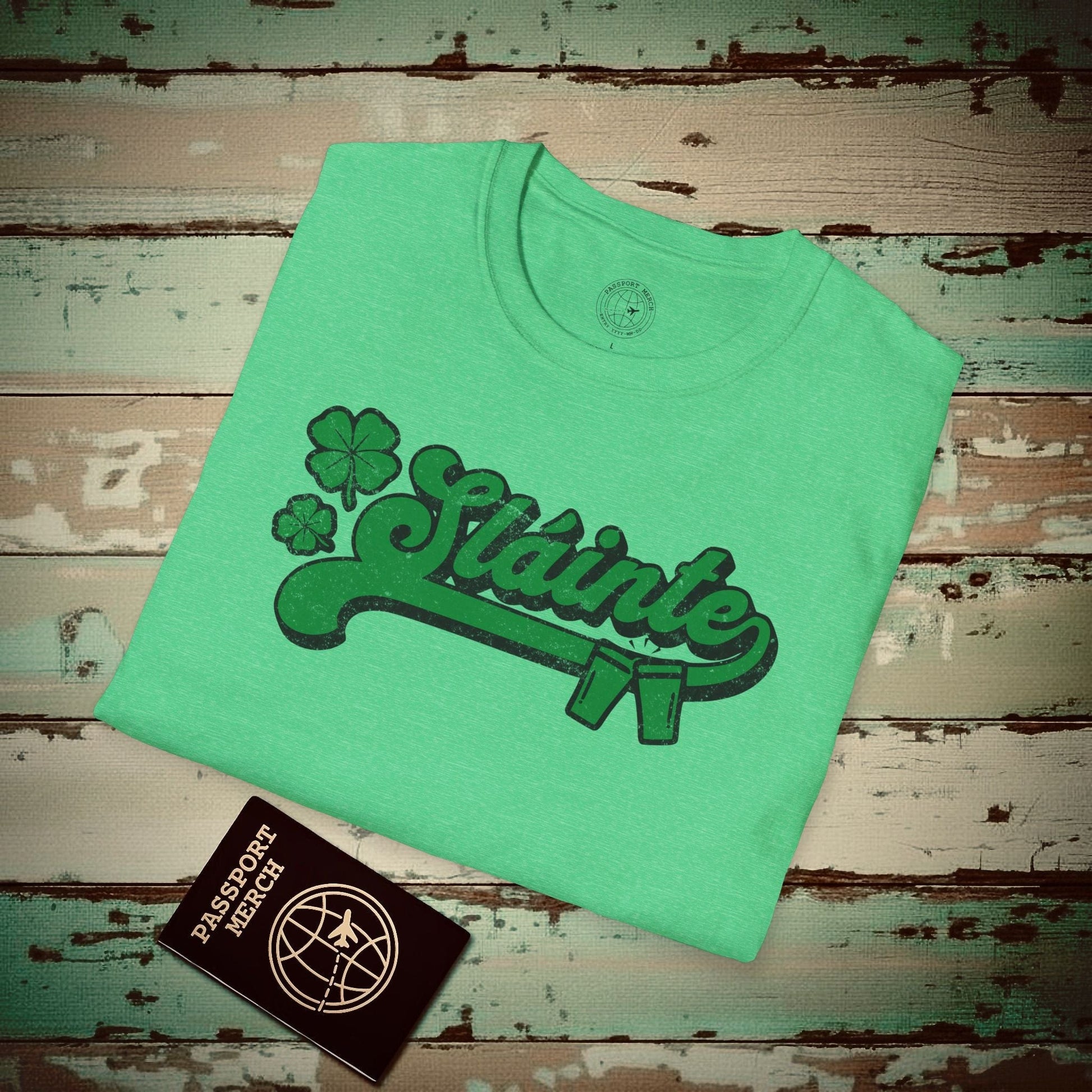 Sláinte, Ireland T-Shirt Heather Irish Green / S