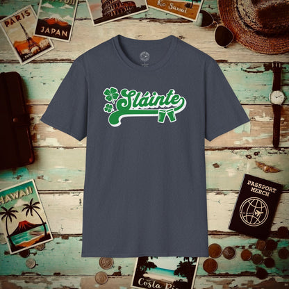 Sláinte, Ireland T-Shirt Heather Navy / S