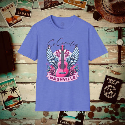 So Country, Nashville Tennessee T-Shirt Heather Royal / S