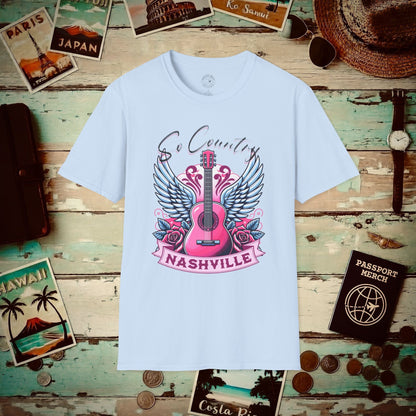 So Country, Nashville Tennessee T-Shirt Light Blue / S