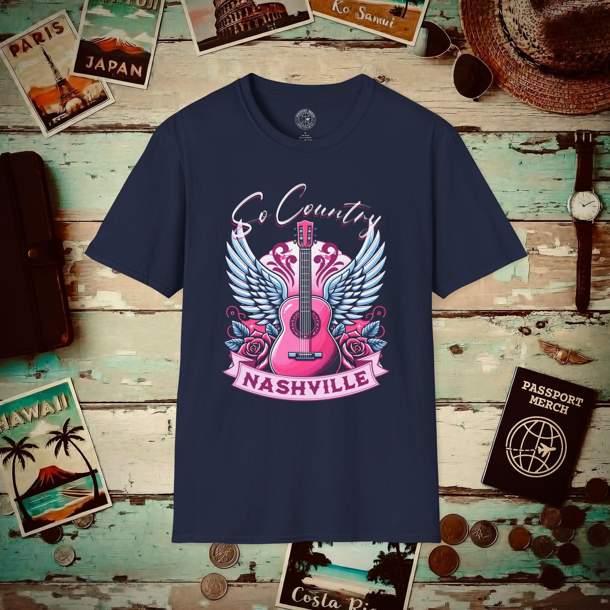 So Country, Nashville Tennessee T-Shirt Navy / S