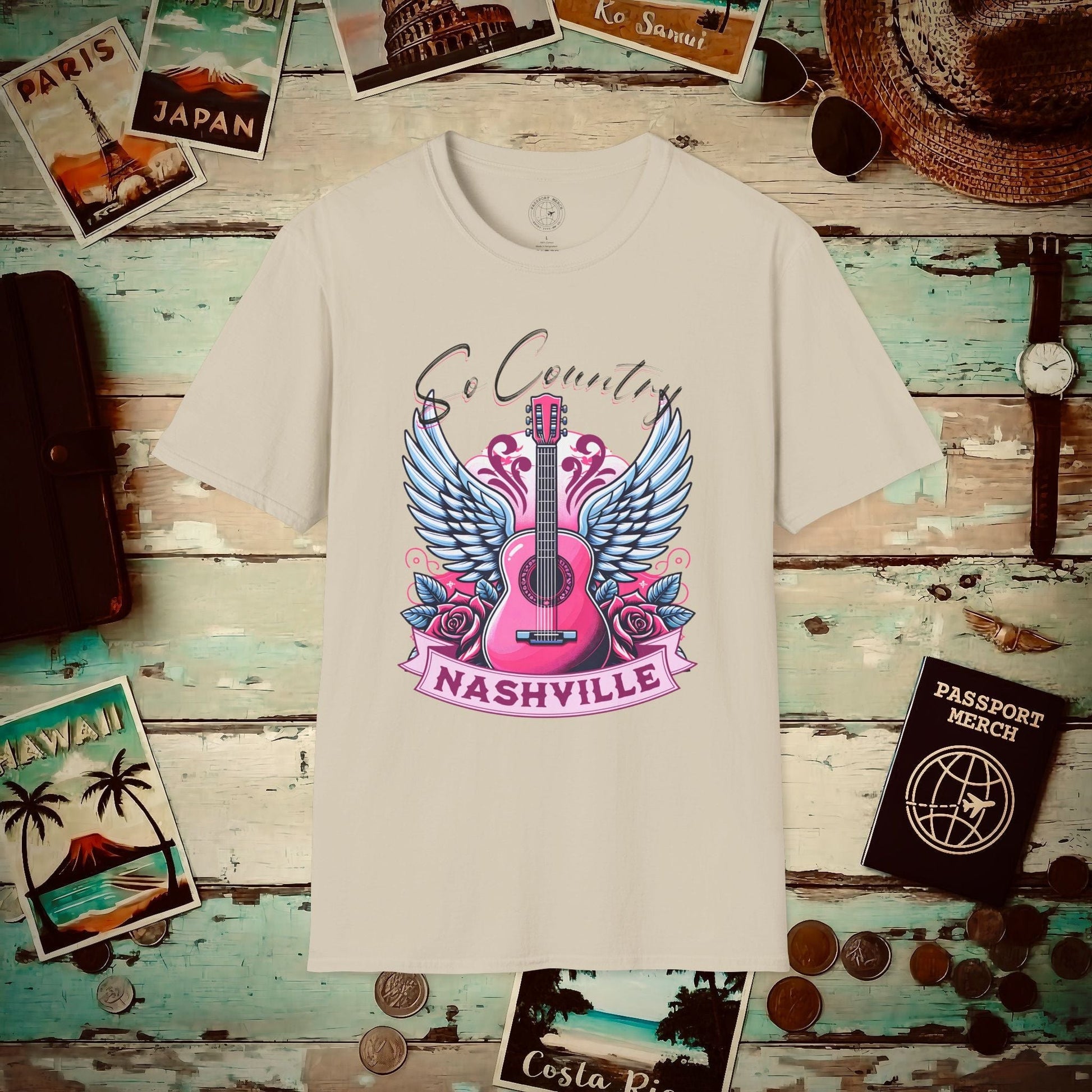 So Country, Nashville Tennessee T-Shirt Sand / S