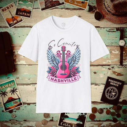 So Country, Nashville Tennessee T-Shirt White / S