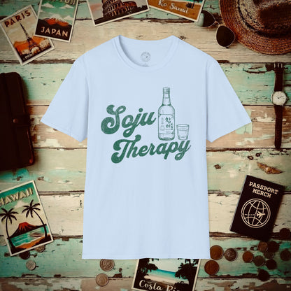 Soju Therapy, Korea T-Shirt Light Blue / S