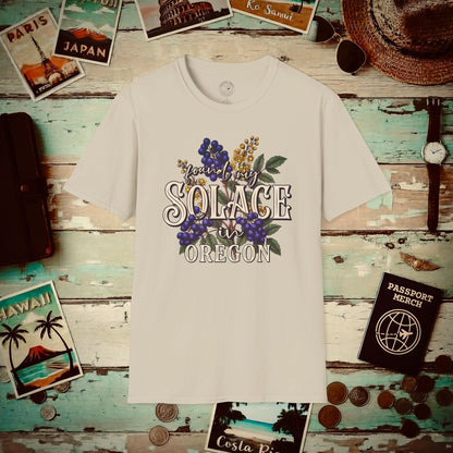 Solace in Oregon T-Shirt Sand / S