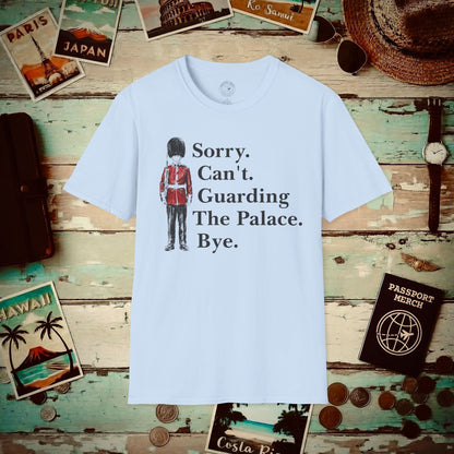 Sorry. Can't. Guarding the Palace. England T-Shirt Light Blue / S