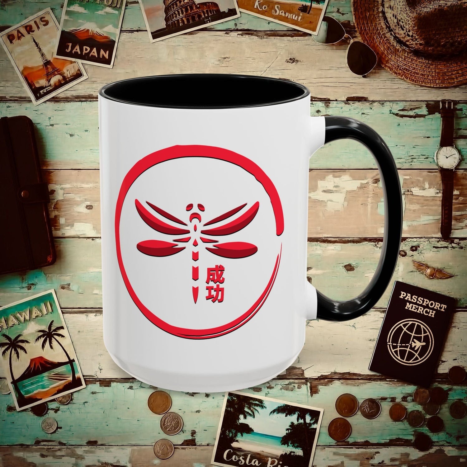 Success (Seikō) Dragonfly, Japan 15oz Mug Black / 15oz
