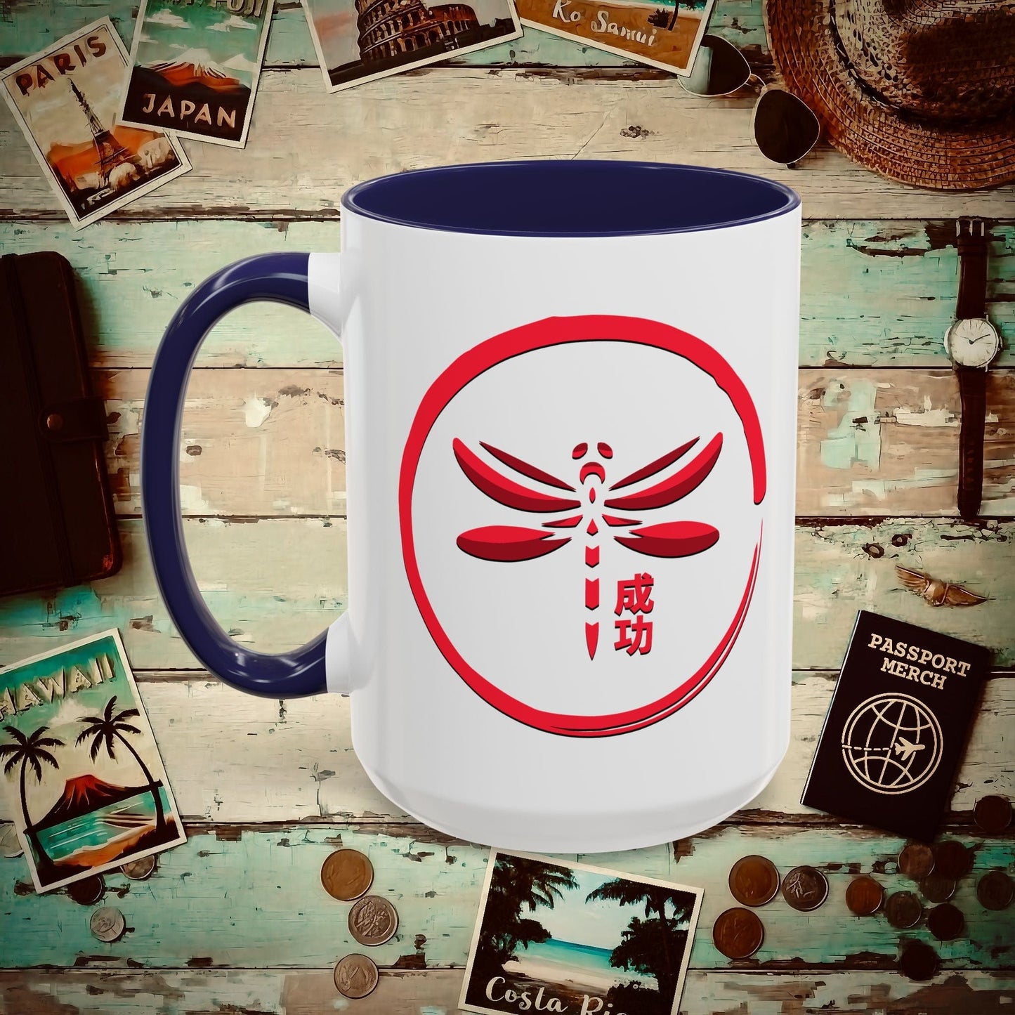 Success (Seikō) Dragonfly, Japan 15oz Mug Navy / 15oz