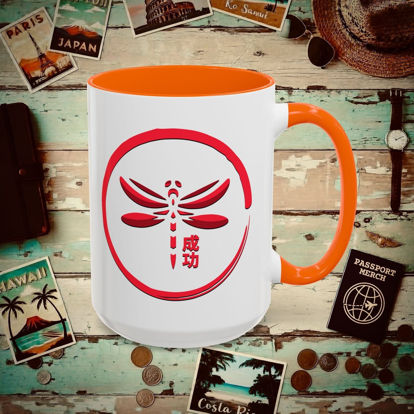 Success (Seikō) Dragonfly, Japan 15oz Mug Orange / 15oz