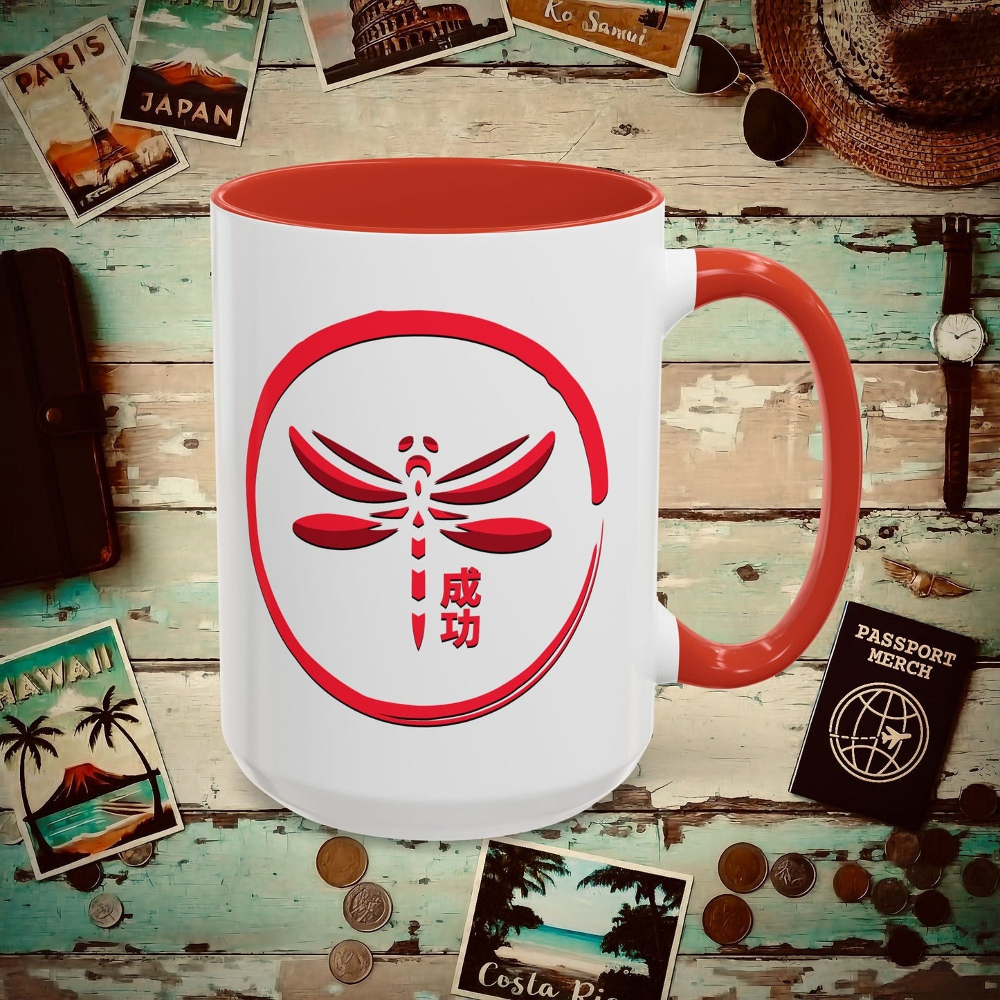 Success (Seikō) Dragonfly, Japan 15oz Mug Red / 15oz