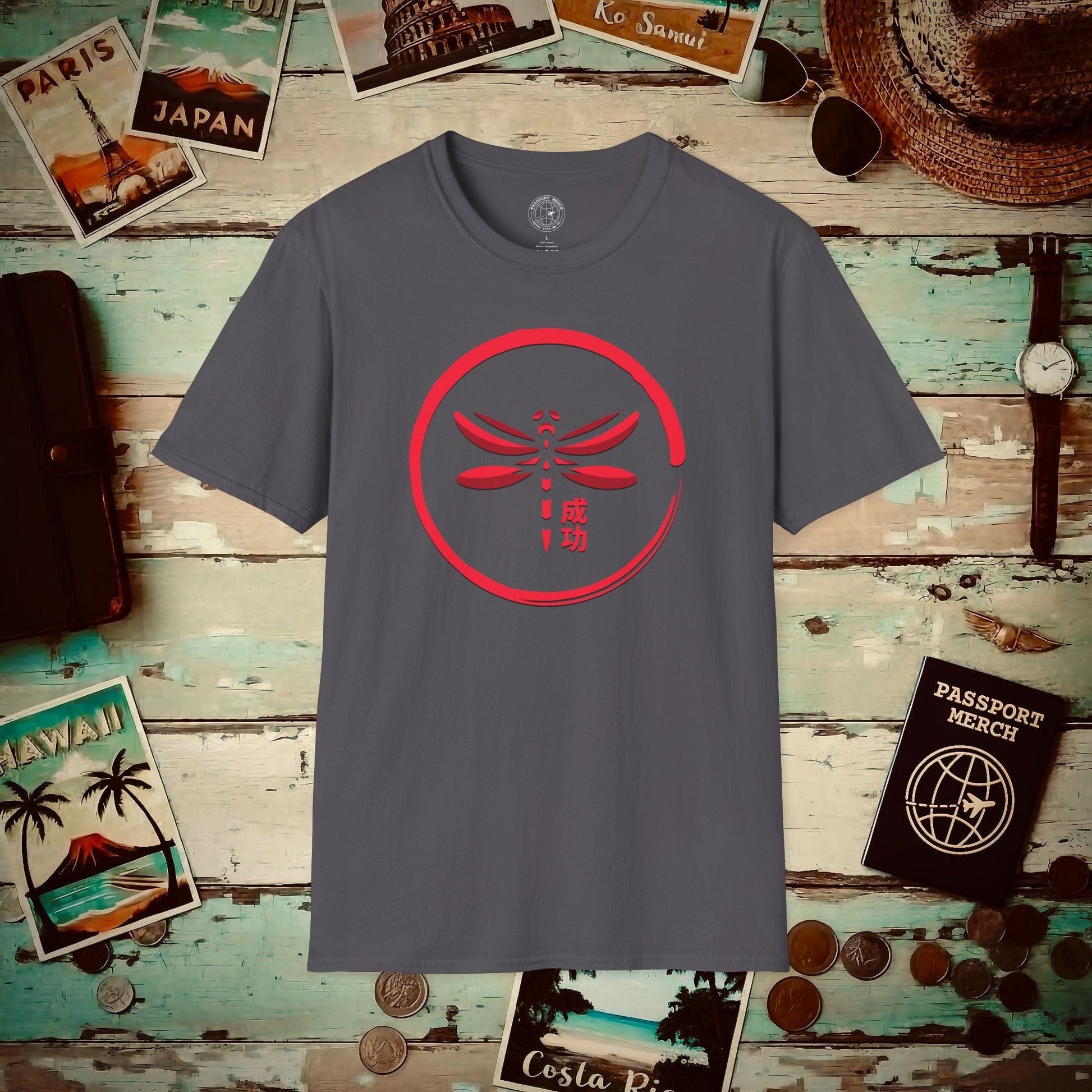Success (Seikō) Dragonfly, Japan T-Shirt Charcoal / S