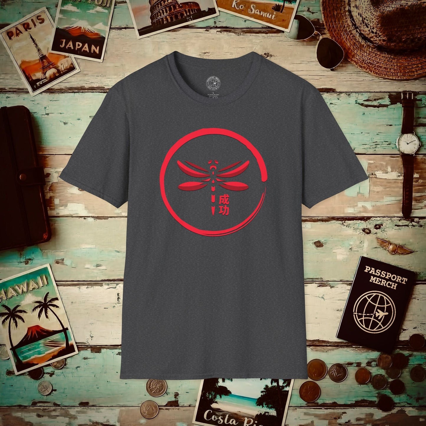 Success (Seikō) Dragonfly, Japan T-Shirt Dark Heather / S