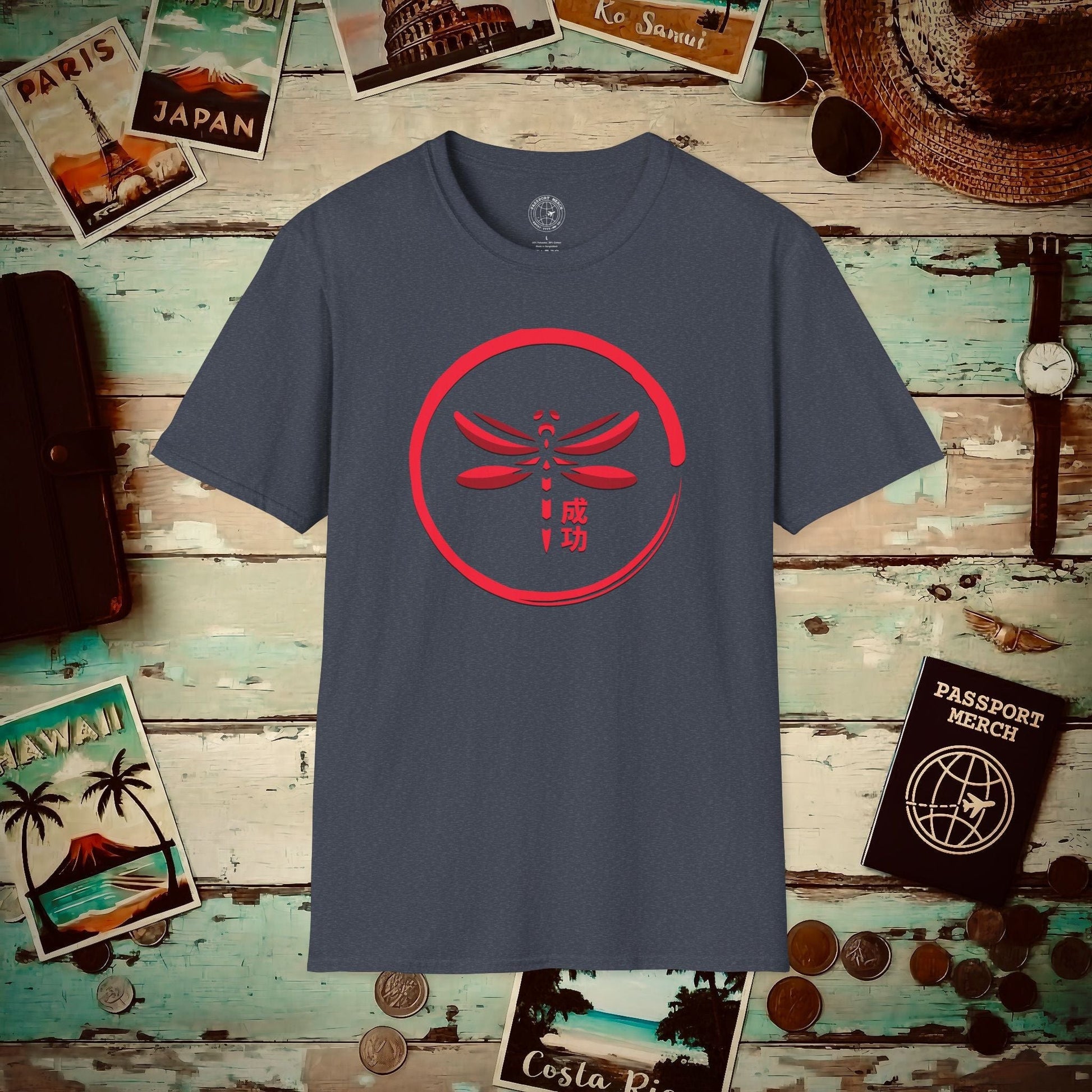 Success (Seikō) Dragonfly, Japan T-Shirt Heather Navy / S