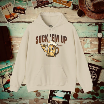 Suck 'Em Up, Hawaii Hoodie Sand / S