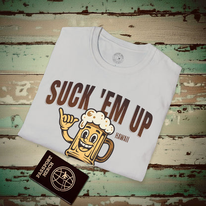 Suck 'Em Up, Hawaii T-Shirt Ice Grey / S