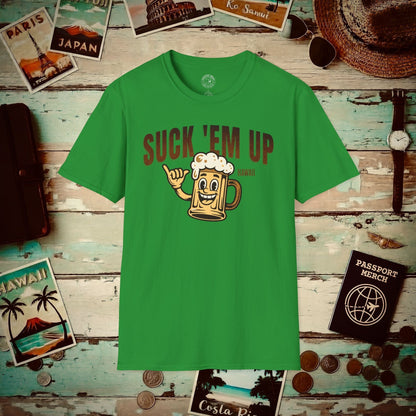 Suck 'Em Up, Hawaii T-Shirt Irish Green / S