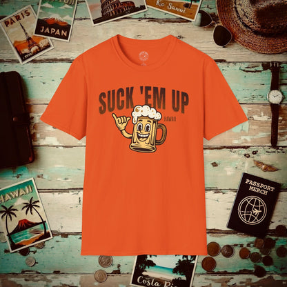 Suck 'Em Up, Hawaii T-Shirt Orange / S