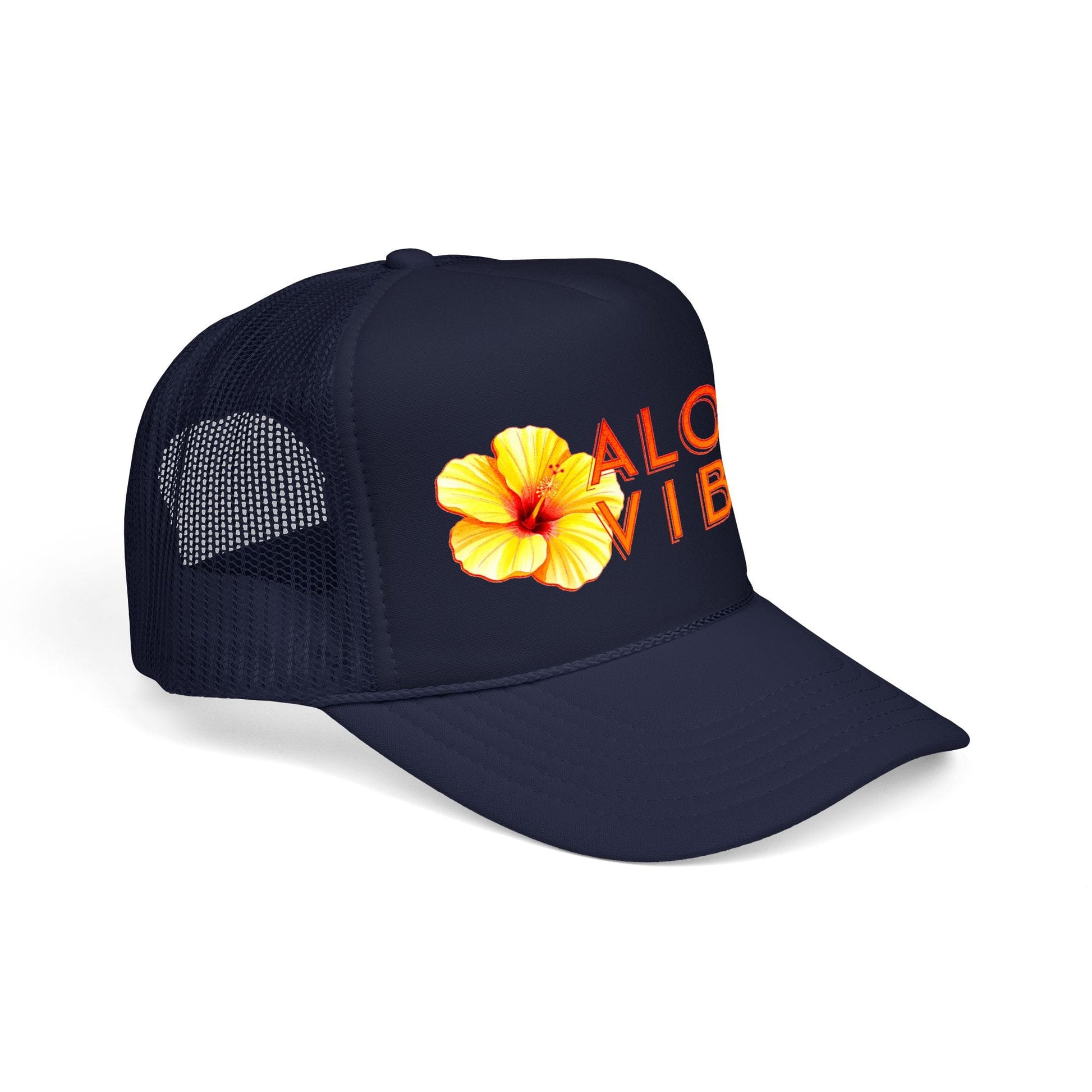 Sun-Kissed Hibiscus Aloha Vibes, Hawaii Trucker Hat
