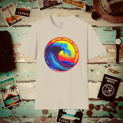 Sunset Beach Oahu, Hawaii T-Shirt Sand / S