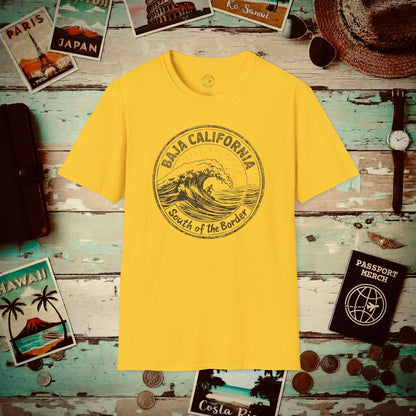 Surf South of the Border, Baja California, Mexico T-Shirt Daisy / S