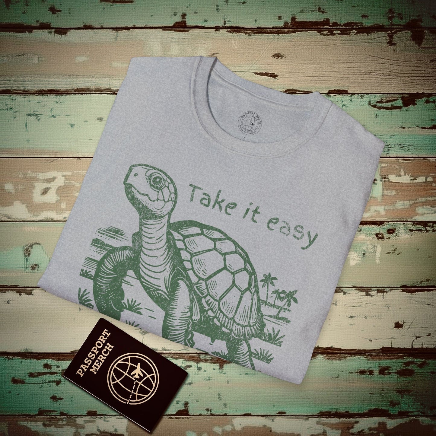 Take it easy Turtle, Hawaii T-Shirt Sport Grey / S