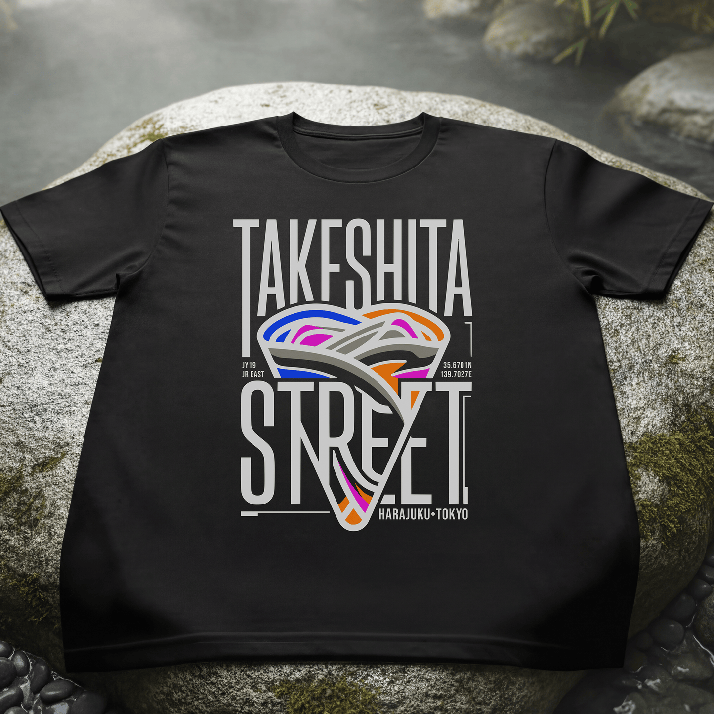 Takeshita Street Crepes, Japan T-Shirt Black / S