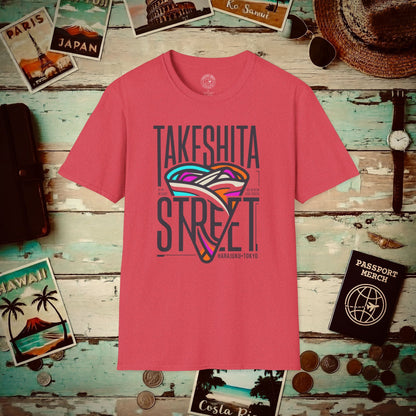 Takeshita Street Crepes, Japan T-Shirt Heather Red / S