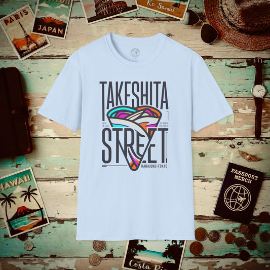Takeshita Street Crepes, Japan T-Shirt Light Blue / S
