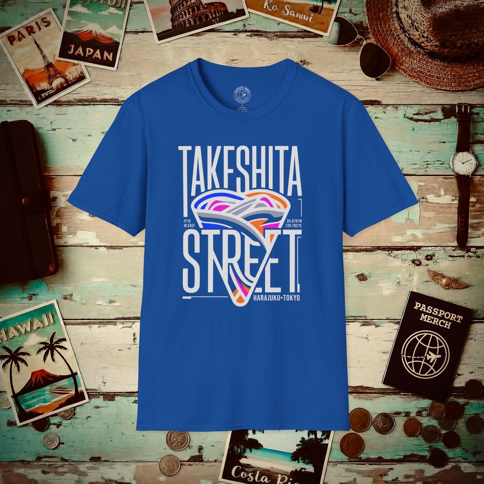 Takeshita Street Crepes, Japan T-Shirt Royal / S
