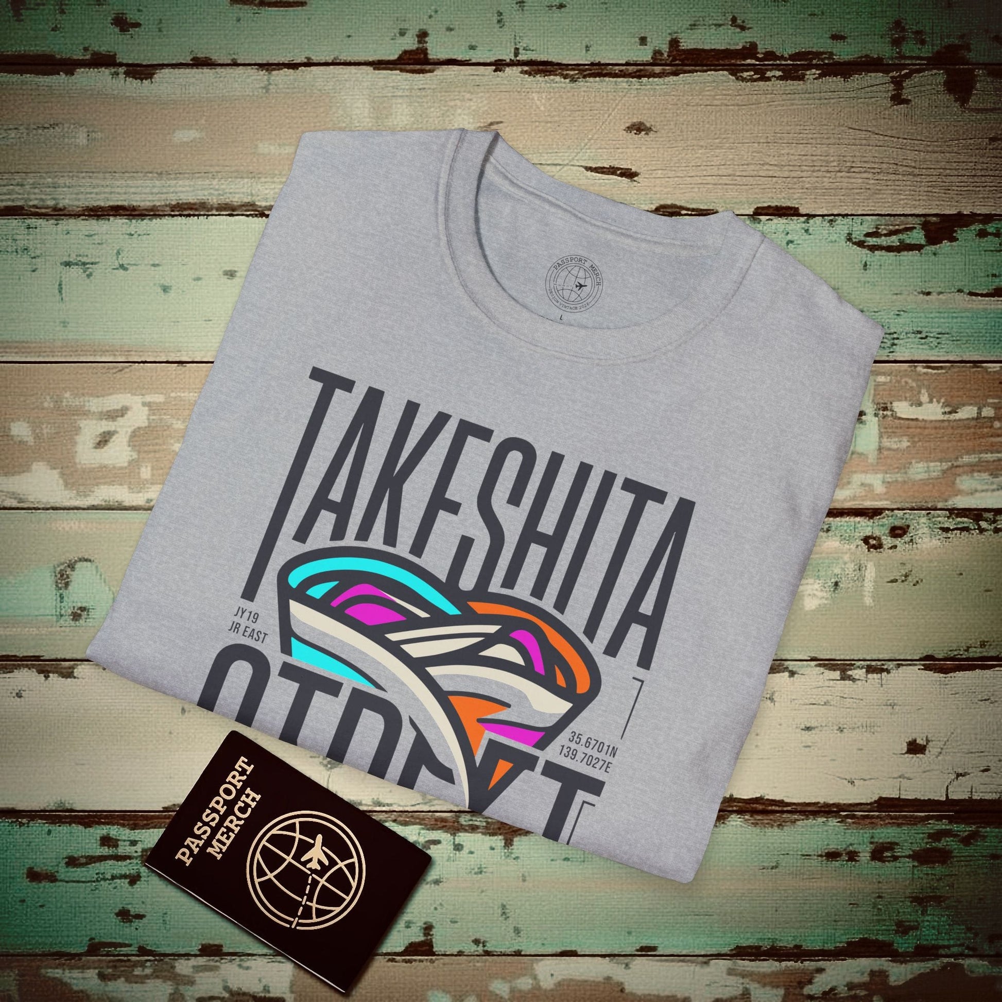 Takeshita Street Crepes, Japan T-Shirt Sport Grey / S