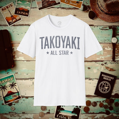 Takoyaki All Star, Japan T-Shirt White / S