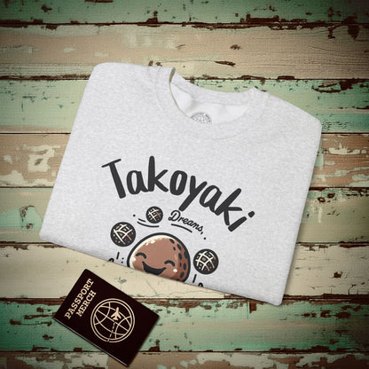 Takoyaki Dreams, Japan Crewneck Ash / S