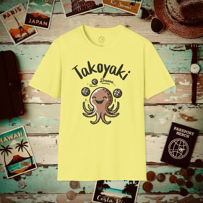 Takoyaki Dreams, Japan T-Shirt Cornsilk / S