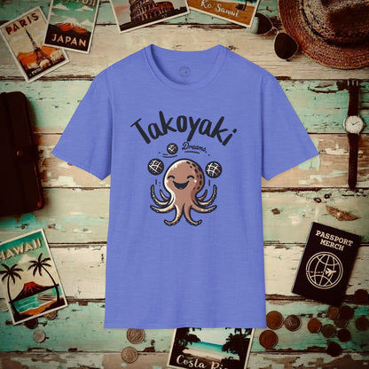 Takoyaki Dreams, Japan T-Shirt Heather Royal / S