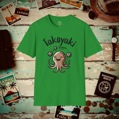 Takoyaki Dreams, Japan T-Shirt Irish Green / S