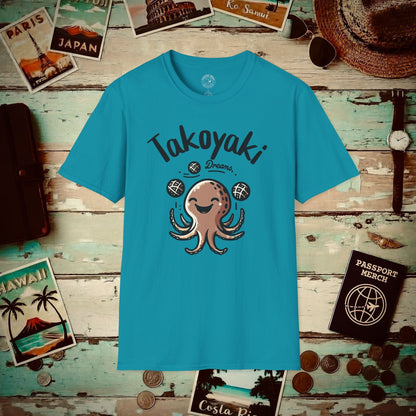 Takoyaki Dreams, Japan T-Shirt Tropical Blue / S