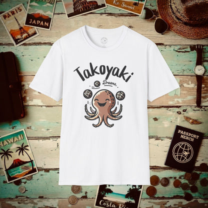 Takoyaki Dreams, Japan T-Shirt White / S