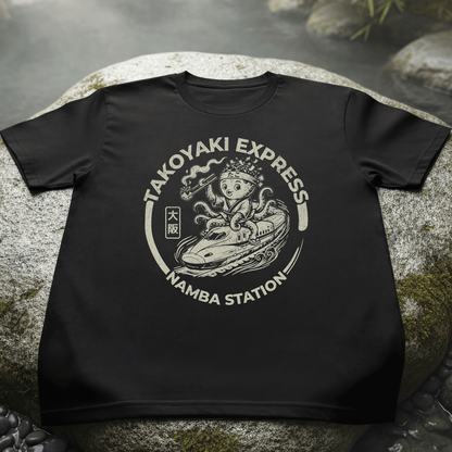 Takoyaki Express, Japan T-Shirt Black / S