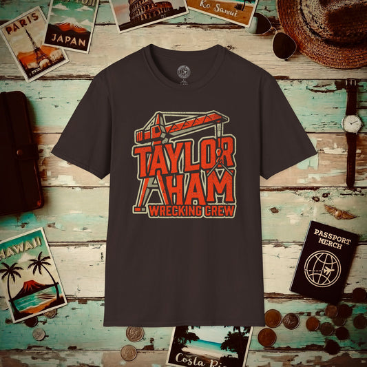 Taylor Ham Wrecking Crew, New Jersey T-Shirt Dark Chocolate / S