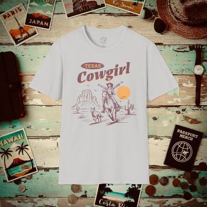 Texas Cowgirl T-Shirt Ice Grey / S
