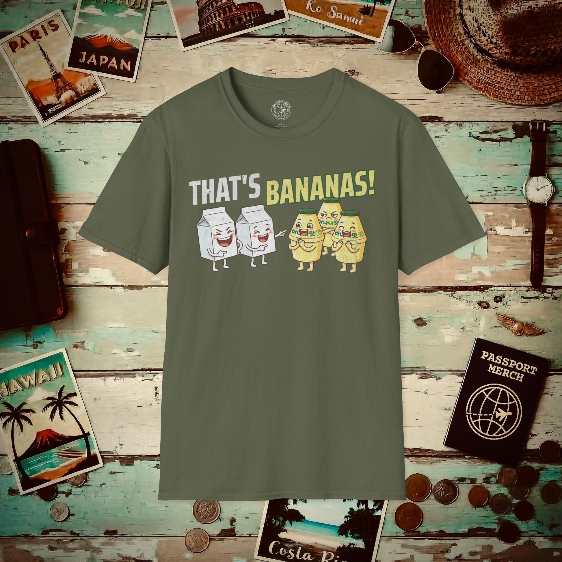 That's Bananas! Korea T-Shirt Military Green / S