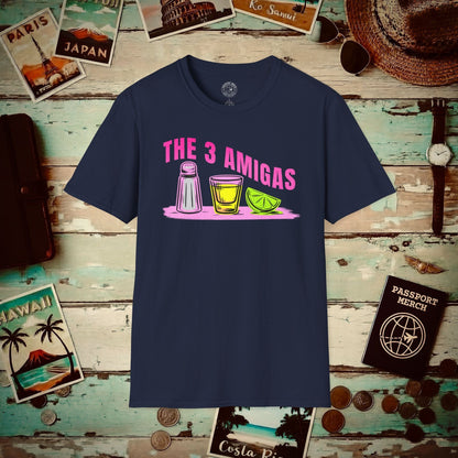 The 3 Amigas, Mexico T-Shirt Navy / S