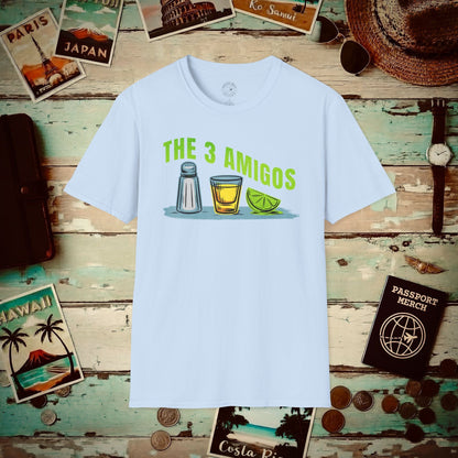 The 3 Amigos, Mexico T-Shirt Light Blue / S