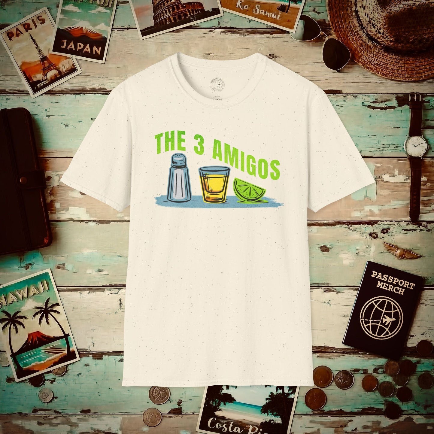 The 3 Amigos, Mexico T-Shirt Natural / S
