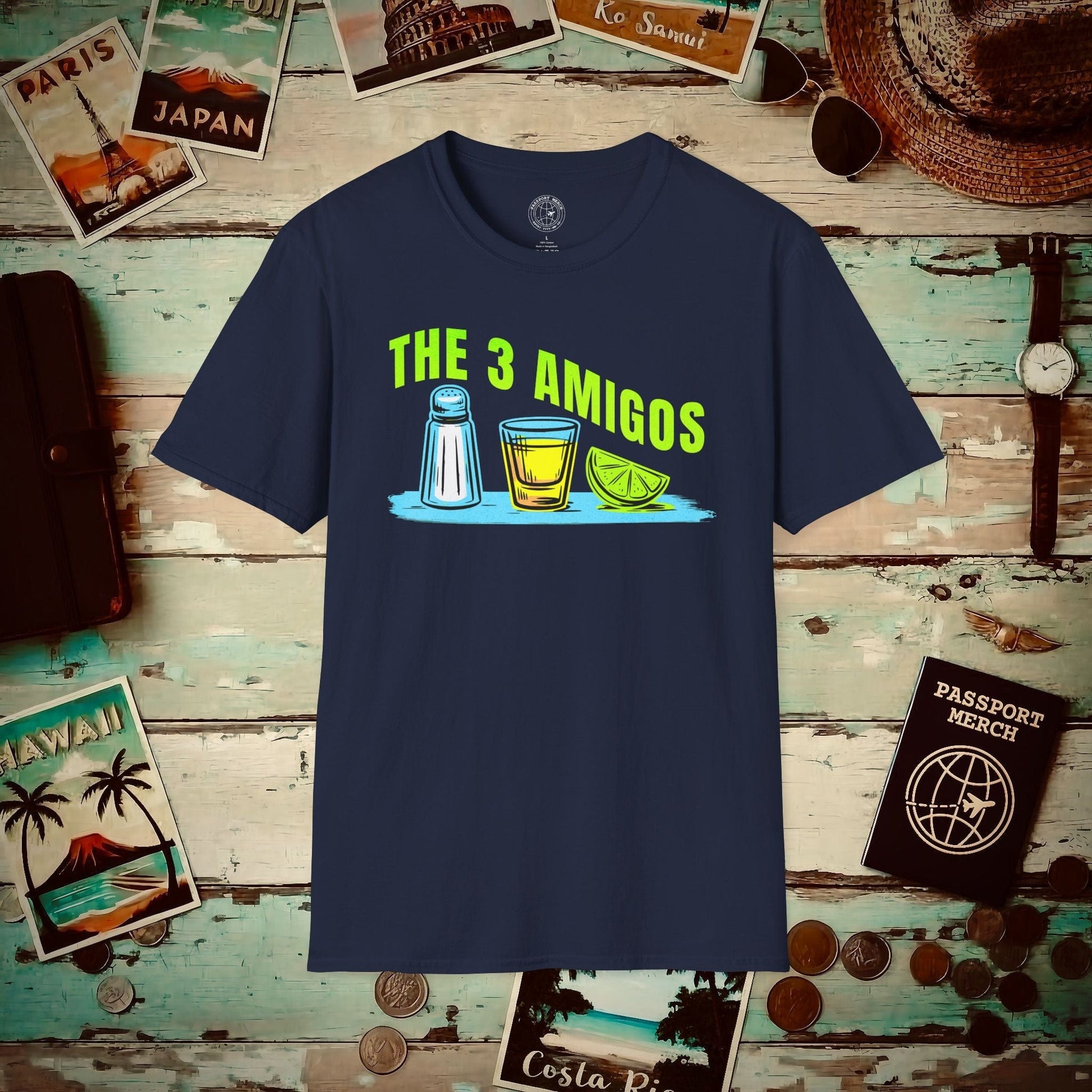 The 3 Amigos, Mexico T-Shirt Navy / S