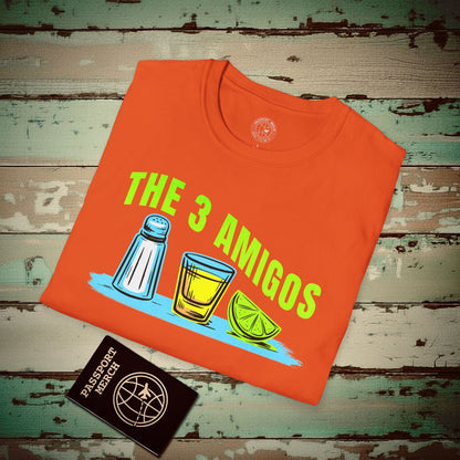 The 3 Amigos, Mexico T-Shirt Orange / S