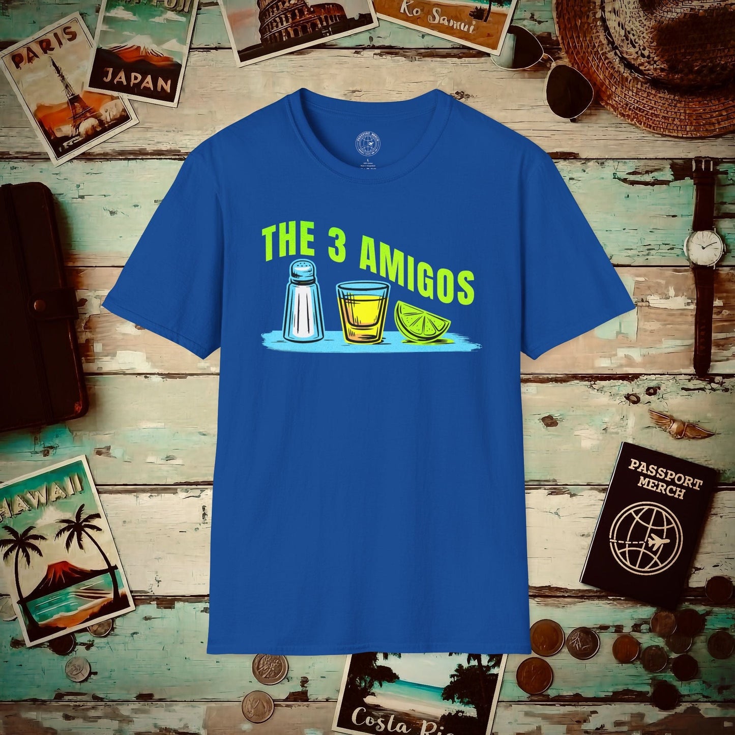 The 3 Amigos, Mexico T-Shirt Royal / S