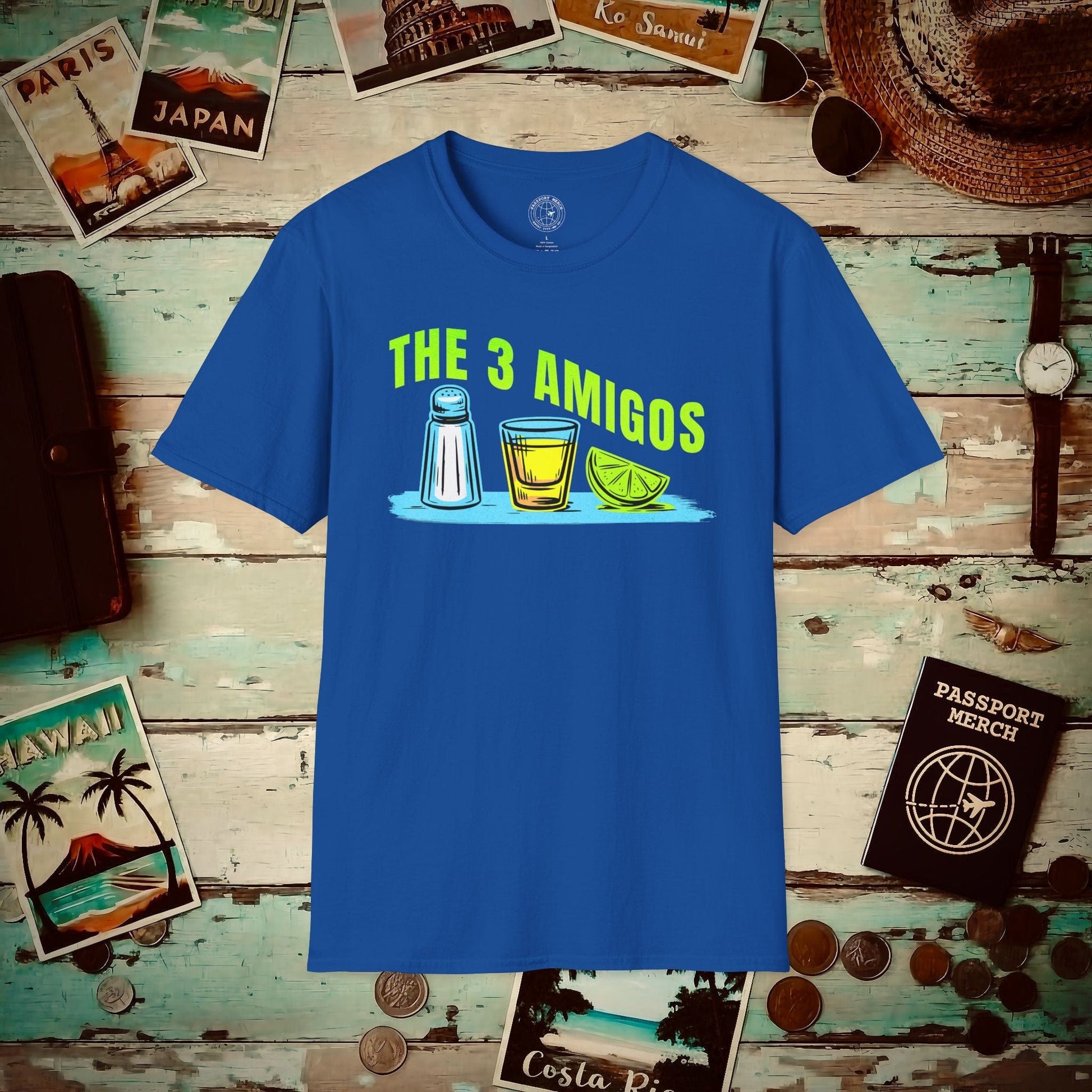 The 3 Amigos, Mexico T-Shirt Royal / S