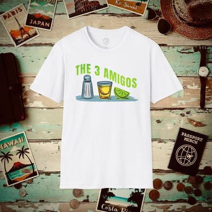 The 3 Amigos, Mexico T-Shirt White / S